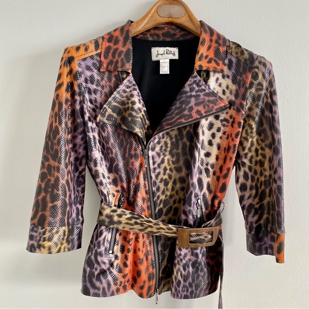 Joseph Ribkoff Leopard Jacket Size 6